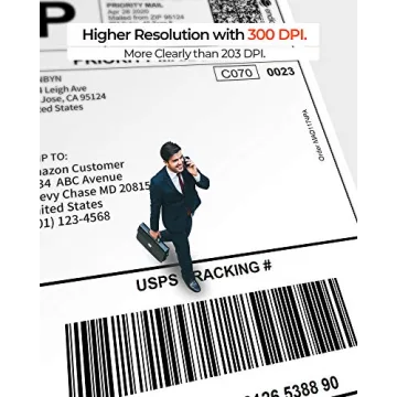 MUNBYN 300DPI Thermal Label Printer for Small Business