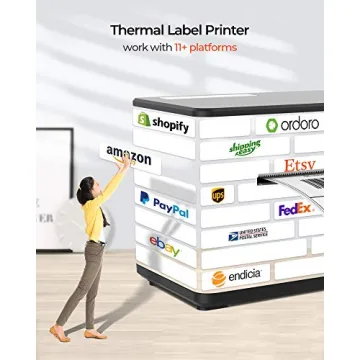 MUNBYN 300DPI Thermal Label Printer for Small Business