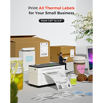 MUNBYN 300DPI Thermal Label Printer for Small Business