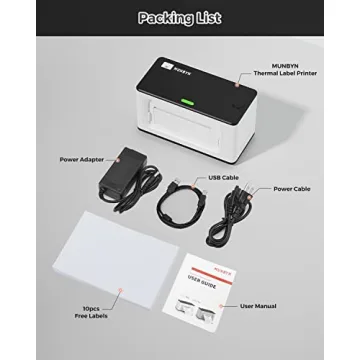 MUNBYN 300DPI Thermal Label Printer for Small Business