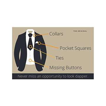 Dapper Dots Double-Sided Tape 50 Count - Clear & Reliable