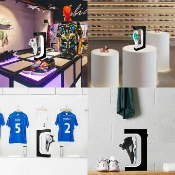 Levitating Shoe Stand with Remote & Colorful LED