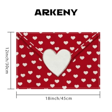 ARKENY Mother's Day Placemats Set of 4 for Elegant Dining