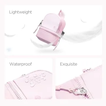 Babysun Mini Backpack Wristlet Pouch for Coins and Cards