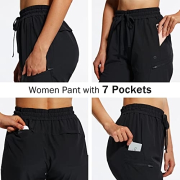 BALEAF Women's Hiking Cargo Pants with UPF 50+ Sun Protection