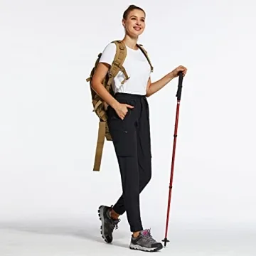 BALEAF Women's Hiking Cargo Pants with UPF 50+ Sun Protection