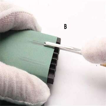 Pingle Sharpener Tool B for Leather Workers' Edge Bevellers Trimmers Groovers Punches | Helper Tool for Sharpening | DIY Mob Hand Tools