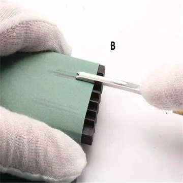 Pingle Sharpener Tool B for Leather Workers' Edge Bevellers Trimmers Groovers Punches | Helper Tool for Sharpening | DIY Mob Hand Tools