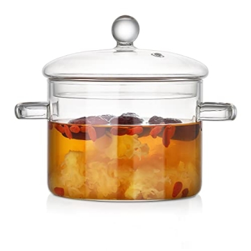 Glass Cooking Saucepan Safe for Pasta Soup Baby Food