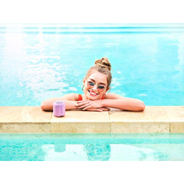 Sony SRS-XB12 Mini Bluetooth Speaker Loud Extra Bass Portable Wireless Speaker with Bluetooth - Loud Audio for Phone Calls- Small Waterproof and Dustproof Travel Music Speakers Violet Amazon Exclusive