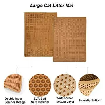 Pieviev Cat Litter Mat Waterproof & Urine Proof