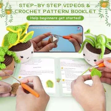 Crochetta Crochet Kit for Beginners with Video Tutorials