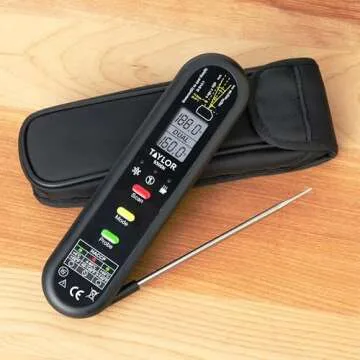 Taylor Dual Temp Infrared Thermocouple Thermometer - Reliable & Professional Cooking Tool