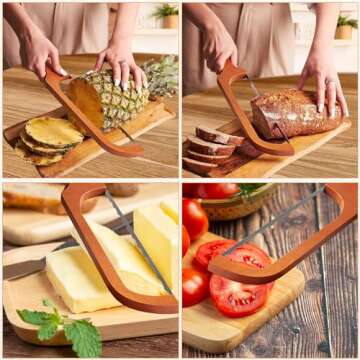 CEMZENFIX Bread Knife, Bread Knife for Homemade Bread, Best Bread Knife - with eco-friendly cloth bag, Sourdough Bread Knife - 16" Right-Handed, Cuts Thin, Even Slices - Premium Stainless Steel