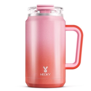 Meoky 32 oz Tumbler Keeps Drinks Cold for 30 Hours