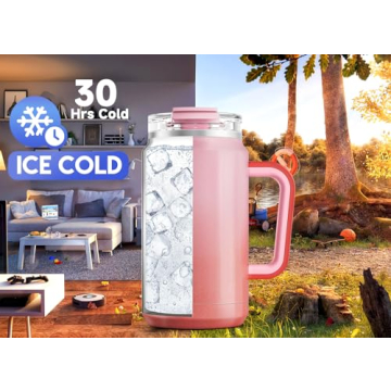 Meoky 32 oz Tumbler Keeps Drinks Cold for 30 Hours