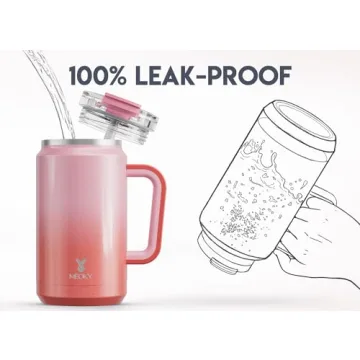 Meoky 32 oz Tumbler Keeps Drinks Cold for 30 Hours