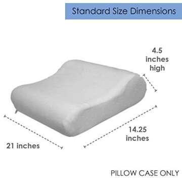 Contour Velour Pillow Case, Standard (Case ONLY)