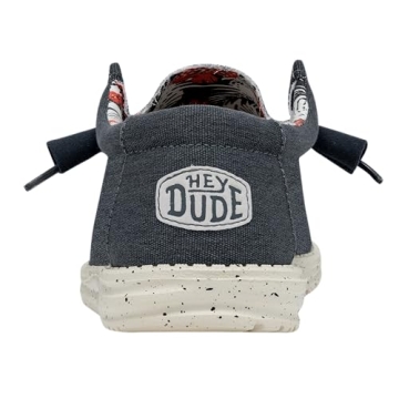 Hey Dude Wally Stretch Blue Casual Shoes Size 8