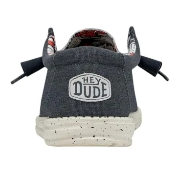 Hey Dude Wally Stretch Blue Casual Shoes Size 8