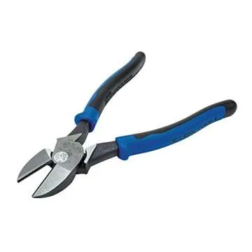 Klein Tools J2000-59 Pliers, Diagonal Cutting Journeyman Pliers with High-Leverage Design, Larger Head and Extra Long Blades, 9-Inch