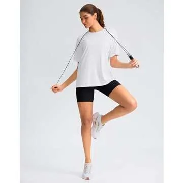 G Gradual Women's Loose Fit Workout Shirt for Summer