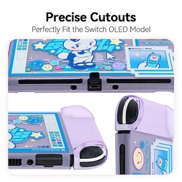 Cute Bunny Protective Case for Nintendo Switch OLED