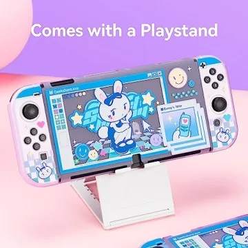 Cute Bunny Protective Case for Nintendo Switch OLED