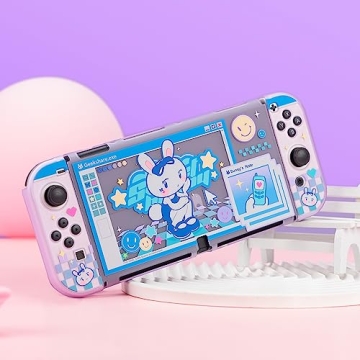 Cute Bunny Protective Case for Nintendo Switch OLED