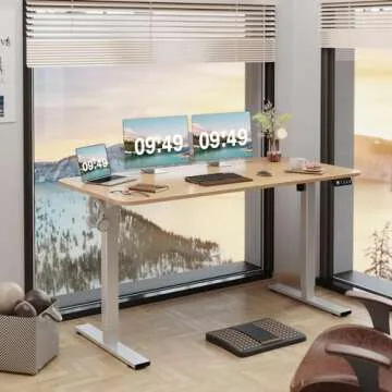 Furmax Electric Height Adjustable Standing Desk for Your Office