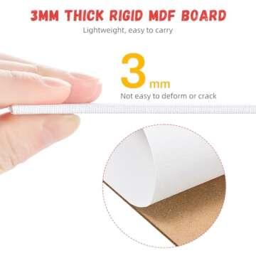 Simetufy 12 Pack 8x10 Canvas Boards for Painting, Blank Canvas Panels Art Painting Supplies - Gesso Primed 100% Cotton for Acrylic Oil Watercolor Tempera Paint