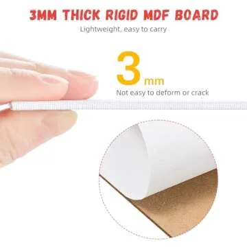 Simetufy 12 Pack 8x10 Canvas Boards for Artists