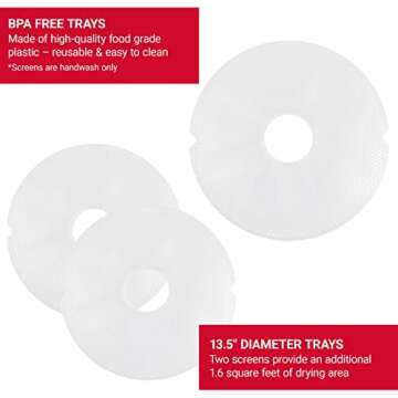 NESCO 13.5" Clean-A-Screens for Food Dehydrators