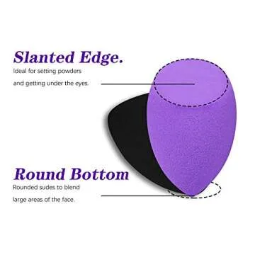 YEOTWIN Makeup Sponge Set Five Latex-Free Applicators