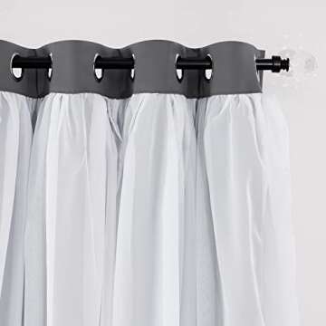 PONY DANCE Adjustable Curtain Rod with Crystal Finials