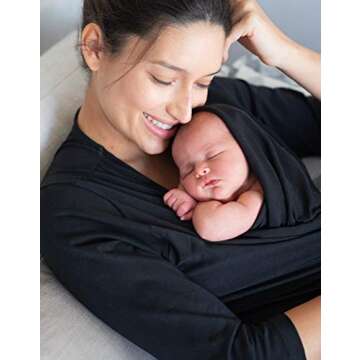 Seraphine Women's Skin to Skin Cotton Maternity Top XS