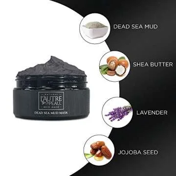 Natural Dead Sea Mud Mask for Cleansing & Pore Control