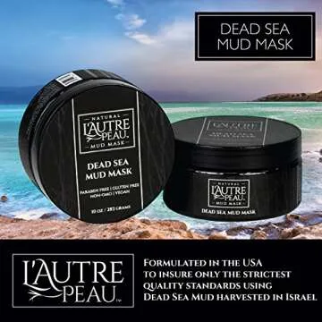 Natural Dead Sea Mud Mask for Cleansing & Pore Control