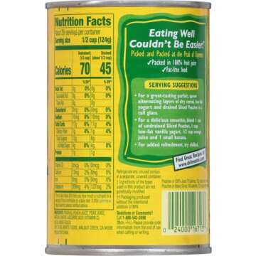 Del Monte Canned Sliced Peaches, 15 Ounce