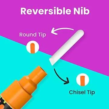 Chalkola 8 Pastel Liquid Chalk Markers for Creative Projects