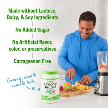 Organic Vegan Protein Powder - Vanilla + Chocolate Fudge