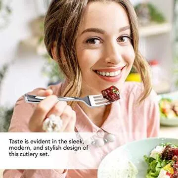 160 Pack Silver Plastic Cutlery Disposable Silverware - 80 Forks, 40 Knives, 40 Spoons - For Catering, Parties, Dinners, Weddings, and Everyday Use