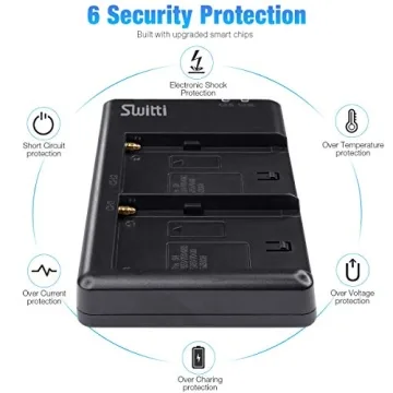 Switti NP-F750 Battery Charger Set for All Videography Needs