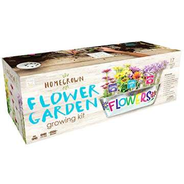 Hapinest Flower Garden Growing Kit Kids Gardening Crafts Gifts for Girls and Boys Ages 6 7 8 9 10 11 12 Years Old and Up