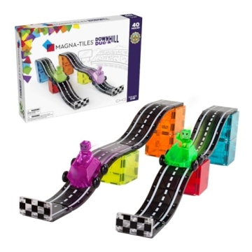 MAGNA-TILES Downhill Duo 40-Piece Magnetic Set