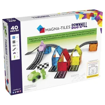 MAGNA-TILES Downhill Duo 40-Piece Magnetic Set