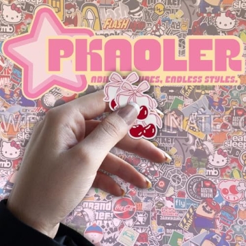 Trendy Cherries with Bow Sticker Set for All Occasions