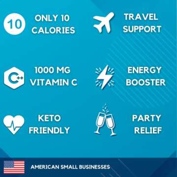 HydroMATE Electrolytes Powder Low Sugar - 30 Count Lemon Lime Instant Hydration Packets with Vitamin C to Boost Energy - Low Sugar Electrolytes Powder Packets to Support Hydration Fast Party Recovery