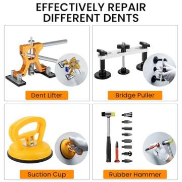 135 PCS Paintless Car Dent Removal Kit - DIY Repair Tool