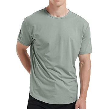 Netdraw Men's Ultra Soft Bamboo T-Shirt - Lightweight, Cooling & Stylish